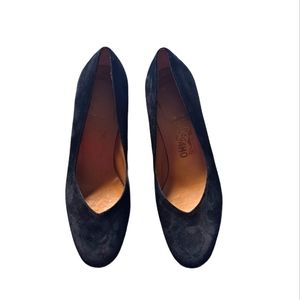 Salvatore Ferragamo suede  Pumps Heels Womens 6.5 B Black